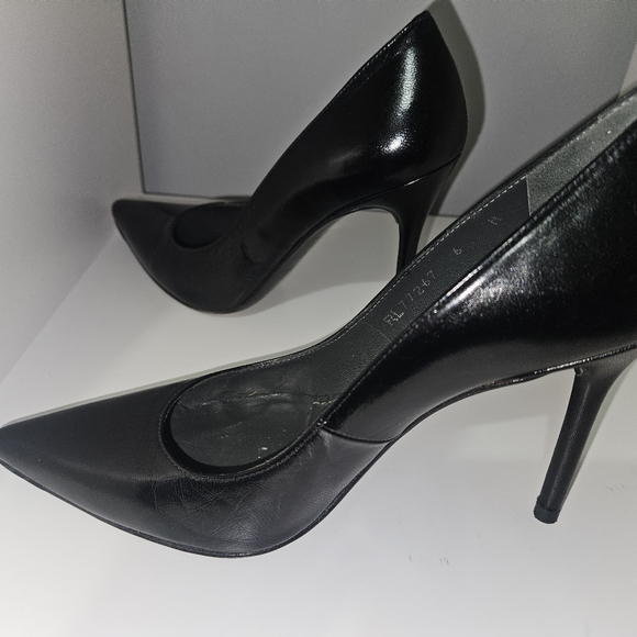 Stuart Weitzman Nouveau black kid leather Size 6 - Picture 7 of 14